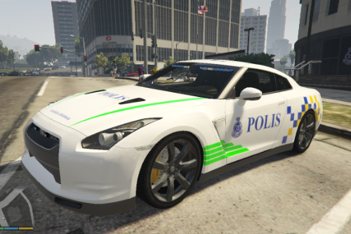 Malaysia Police PDRM Nissan GTR
